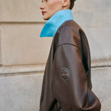 Oversized Bomber Volcano High Collared