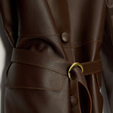 Liz Coat Chocolate