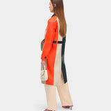 Wallis Trench Coat Verde oscuro / Beige
