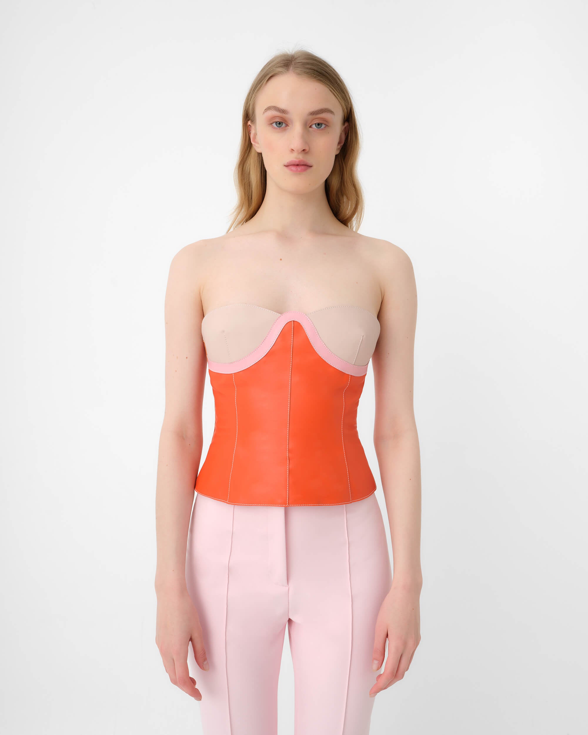 Cleo Bustier Orange Pink – Mietis