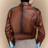 Biker Jacket Tan Fumée