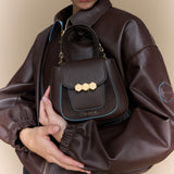 Mini Jill Chocolate Suede