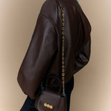 Mini Jill Chocolate Suede