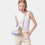 Marieta Padded White / Purple / Gold