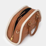 Pluto Bag Tan / White