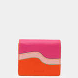 Waves Wallet Fuchsia / Orange