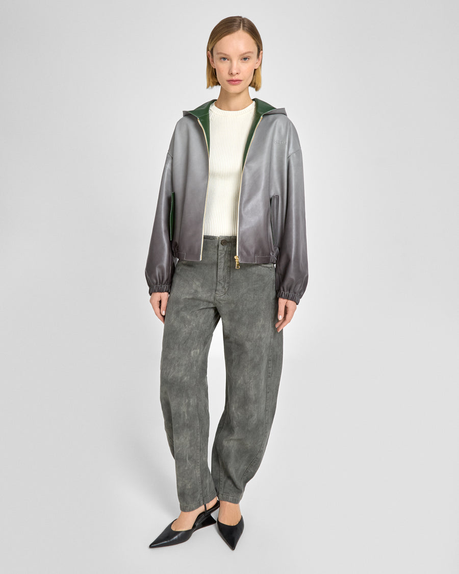 Bomber Oversize Gris Fumée