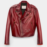 Biker Jacket Wine Fumée