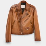 Biker Jacket Tan Fumée