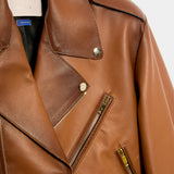 Biker Jacket Tan Fumée