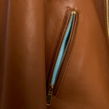 Biker Jacket Tan Fumée