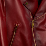 Biker Jacket Wine Fumée