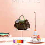 One on one luxury fashion consultation for designing a personalized made to order leather bag in Spain.