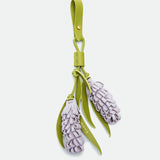 Charm Forest Lavender leather bag charm – MIETIS ROOTED Fall.Winter 2026 – 01