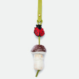 Charm Forest Mushroom Cocoa hand-painted bag charm – MIETIS ROOTED Fall.Winter 2026 – 01