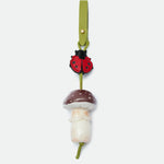 Charm Forest Mushroom Cocoa hand-painted bag charm – MIETIS ROOTED Fall.Winter 2026 – 02