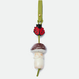 Charm Forest Mushroom Cocoa hand-painted bag charm – MIETIS ROOTED Fall.Winter 2026 – 02