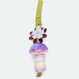 Charm Forest Mushroom Lilac hand-painted bag charm – MIETIS ROOTED Fall.Winter 2026 – 01