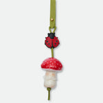 Charm Forest Mushroom Red hand-painted bag charm – MIETIS ROOTED Fall.Winter 2026 – 01
