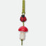 Charm Forest Mushroom Red hand-painted bag charm – MIETIS ROOTED Fall.Winter 2026 – 01