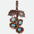 Charm Forest Oak leather bag charm – MIETIS ROOTED Fall.Winter 2026 – 01