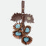 Charm Forest Oak leather bag charm – MIETIS ROOTED Fall.Winter 2026 – 01