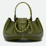 Max Cypress Green grained leather bag – MIETIS ROOTED Fall.Winter 2026 – 02