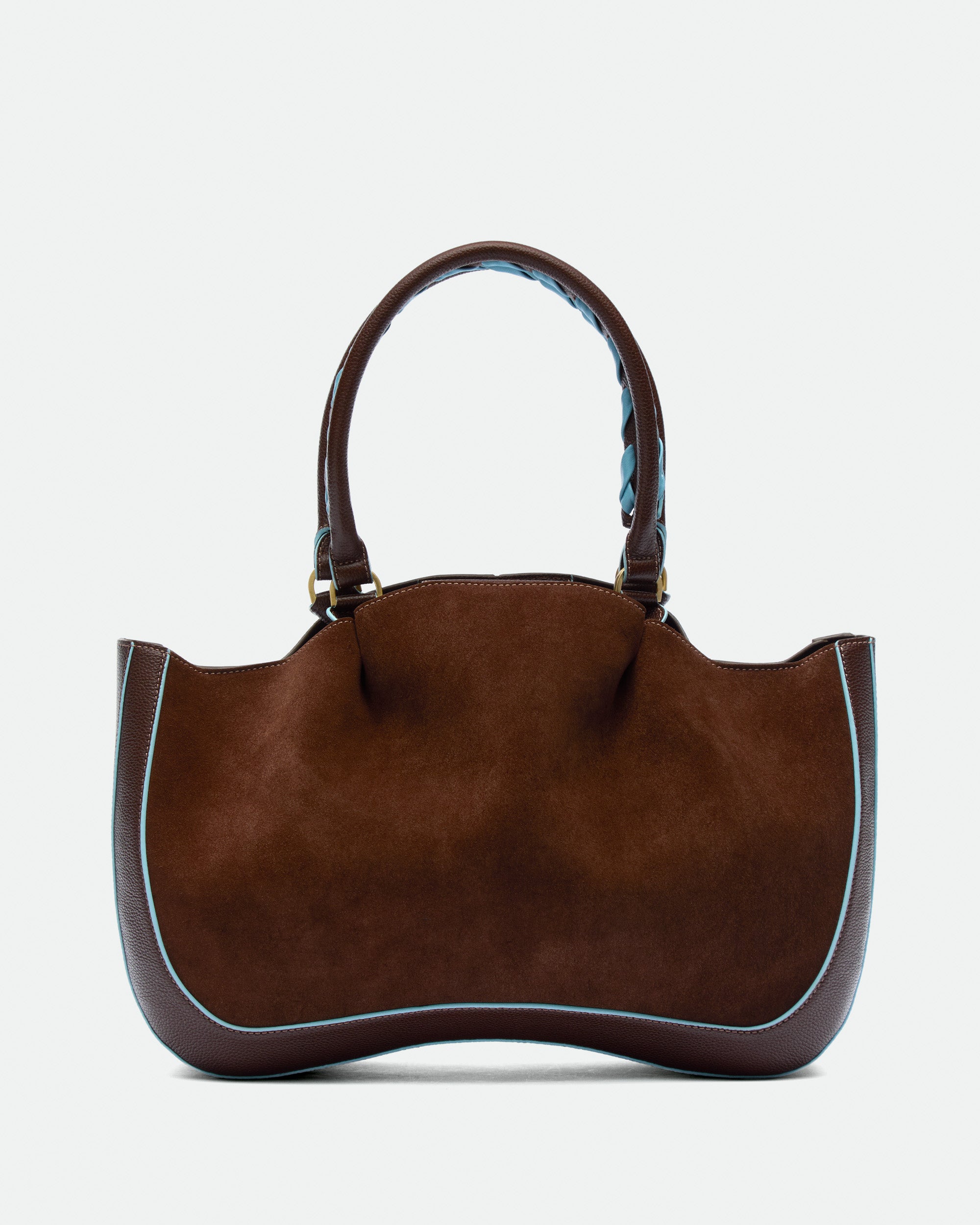 Max Mid Chocolate Suede leather bag – MIETIS ROOTED Fall.Winter 2026 – 02