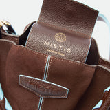 Max Mid Chocolate Suede leather bag – MIETIS ROOTED Fall.Winter 2026 – 06
