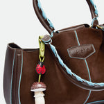 Max Mid Chocolate Suede leather bag – MIETIS ROOTED Fall.Winter 2026 – 08