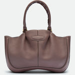 Max Mid Cocoa Powder grained leather bag – MIETIS ROOTED Fall.Winter 2026 – 01