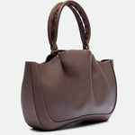 Max Mid Cocoa Powder grained leather bag – MIETIS ROOTED Fall.Winter 2026 – 02