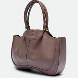 Max Mid Cocoa Powder grained leather bag – MIETIS ROOTED Fall.Winter 2026 – 03