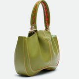 Max Mid Fresh Matcha grained leather bag – MIETIS ROOTED Fall.Winter 2026 – 03
