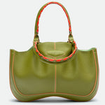 Max Mid Fresh Matcha grained leather bag – MIETIS ROOTED Fall.Winter 2026 – 04