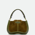 Maxito Cypress Green Suede leather bag – MIETIS ROOTED Fall.Winter 2026 – 01
