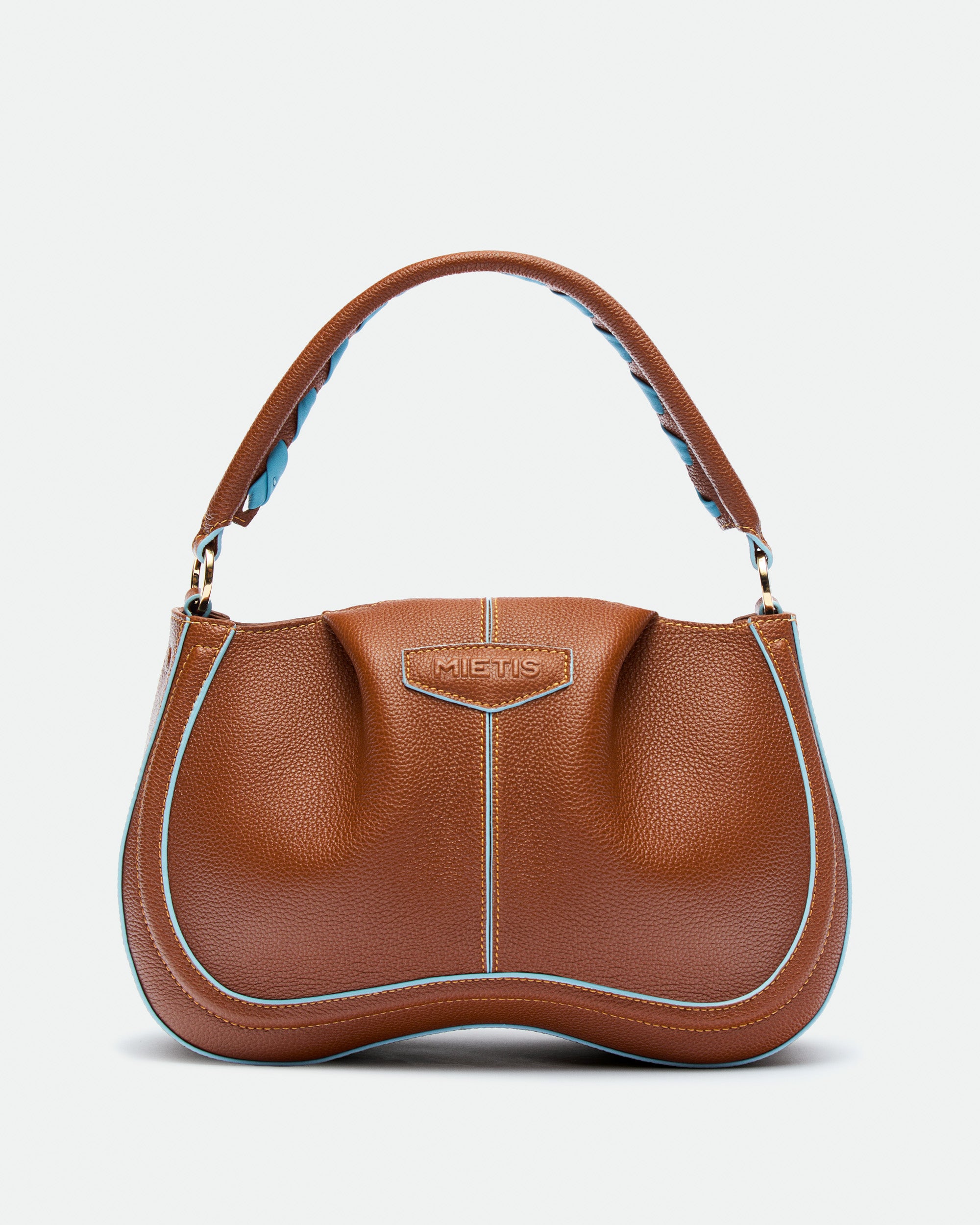 Maxito Tan Ciel grained leather bag – MIETIS ROOTED Fall.Winter 2026 – 01