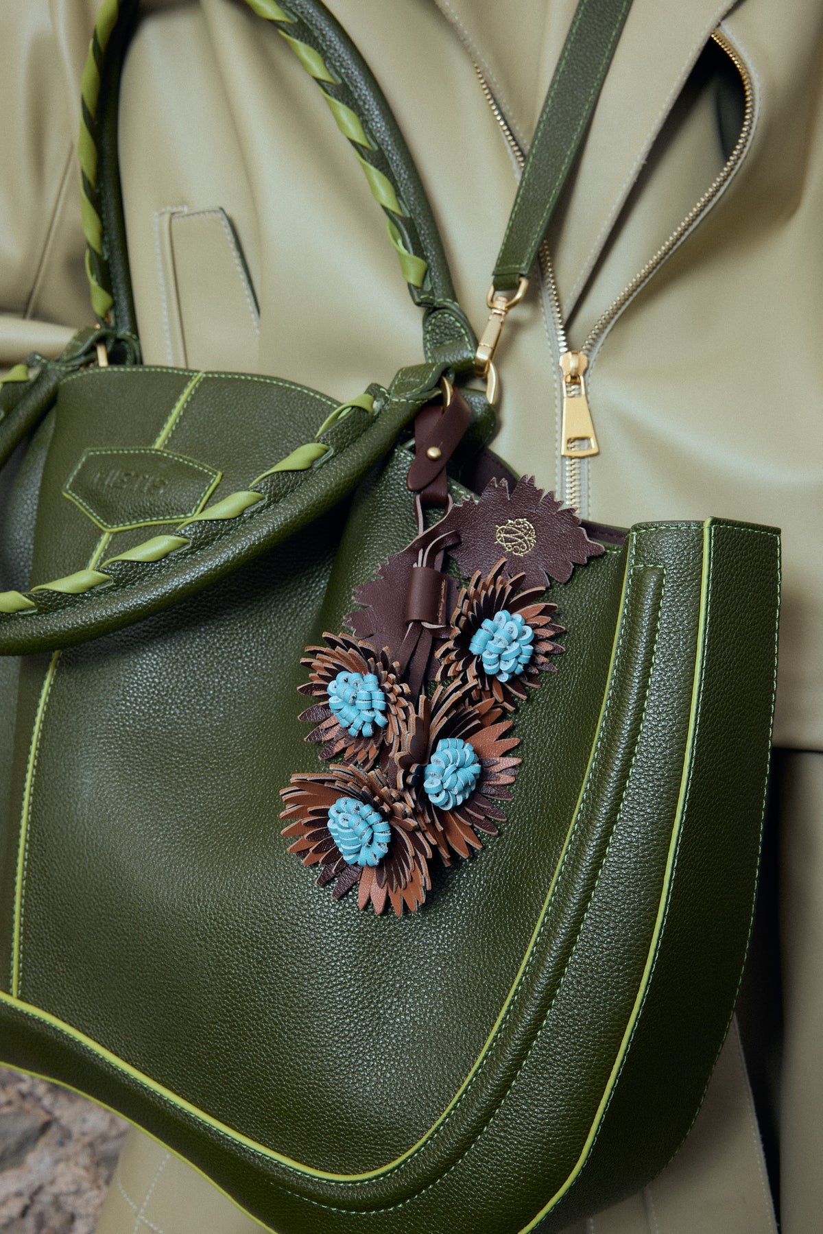 Max Cypress Green bag – MIETIS ROOTED Fall.Winter 2026 campaign