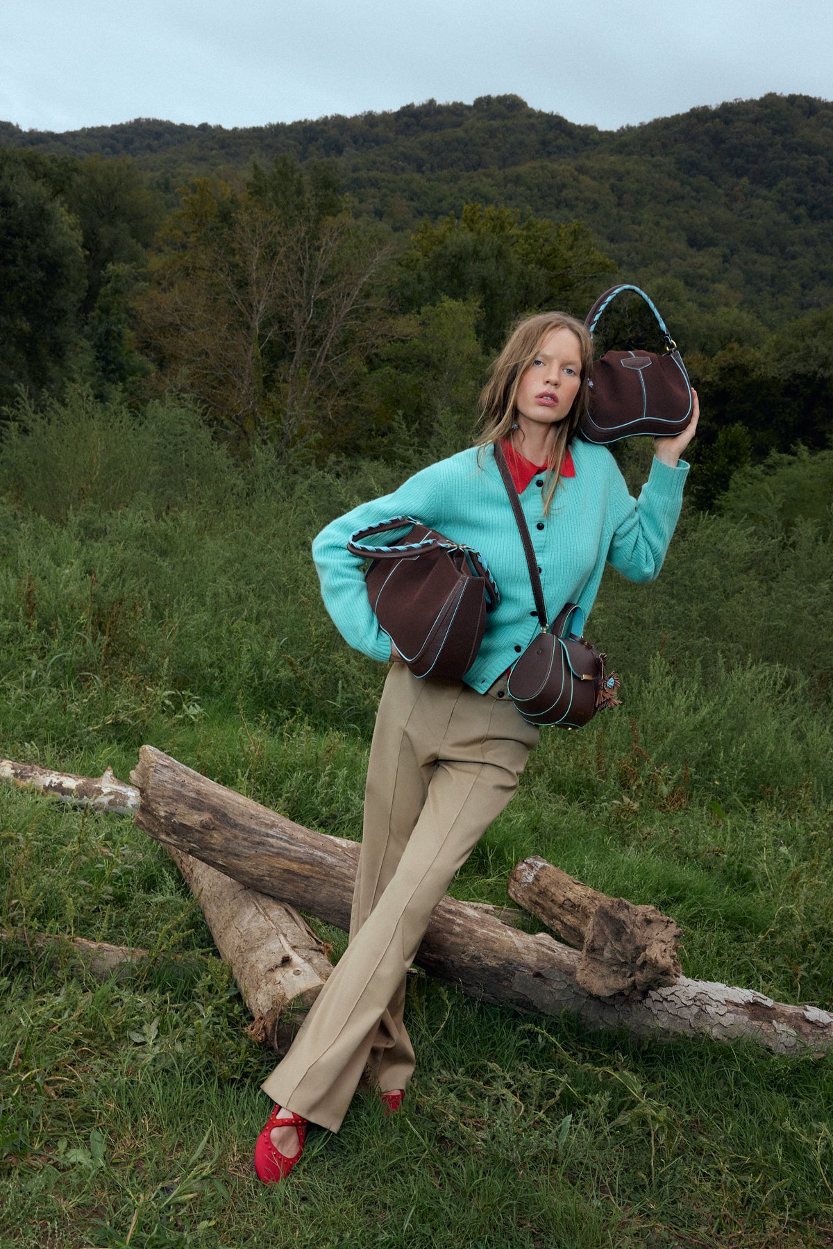 Tatito Zoe Chocolate bag – MIETIS ROOTED Fall.Winter 2026 campaign