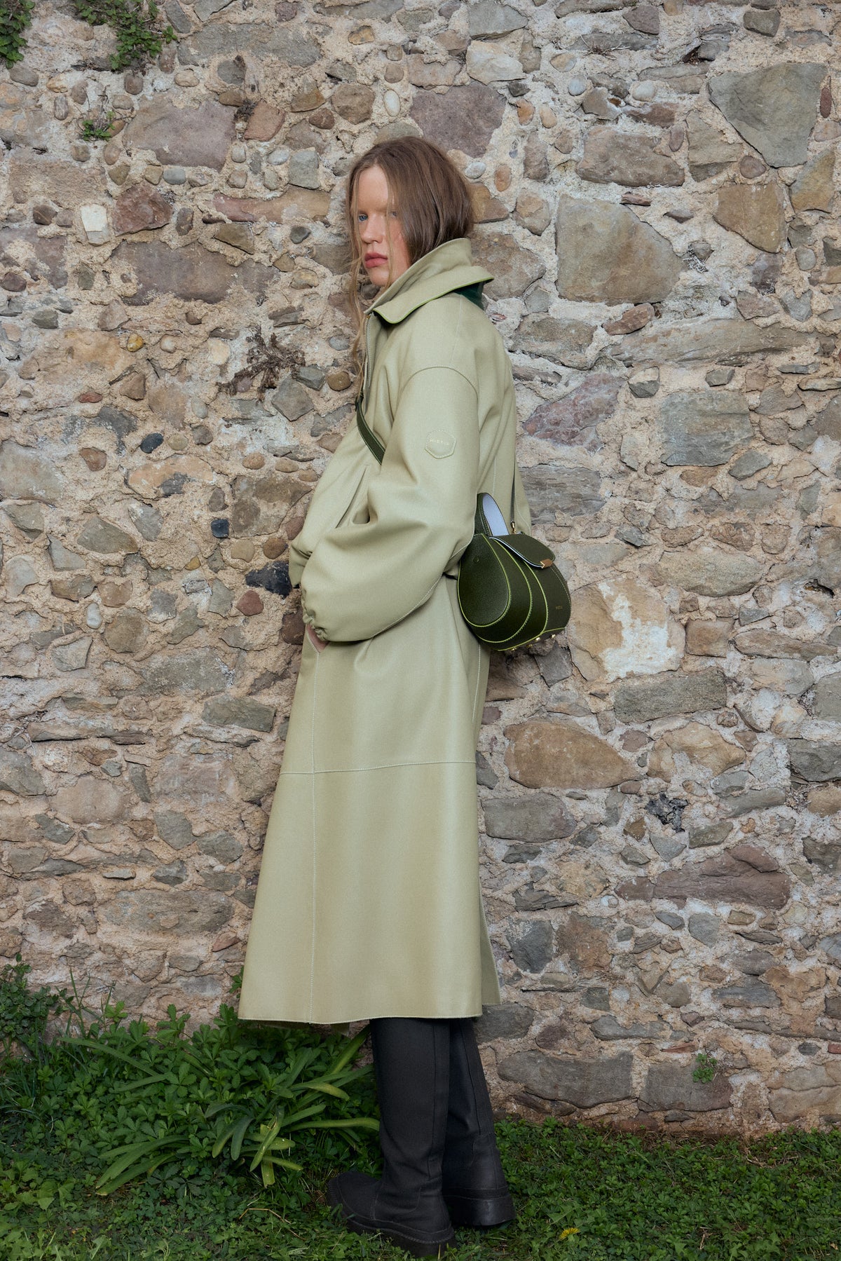 Tatito Zoe Cypress Green bag – MIETIS ROOTED Fall.Winter 2026 campaign