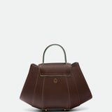 Tatito Zoe Chocolate grained leather bag – MIETIS ROOTED Fall.Winter 2026 – 02