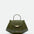 Tatito Zoe Cypress Green grained leather bag – MIETIS ROOTED Fall.Winter 2026 – 01