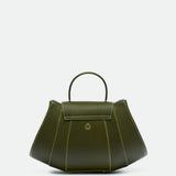 Tatito Zoe Cypress Green grained leather bag – MIETIS ROOTED Fall.Winter 2026 – 02