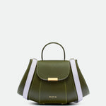 Tatito Zoe Cypress Green grained leather bag – MIETIS ROOTED Fall.Winter 2026 – 03
