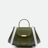 Tatito Zoe Cypress Green grained leather bag – MIETIS ROOTED Fall.Winter 2026 – 03