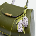 Tatito Zoe Cypress Green grained leather bag – MIETIS ROOTED Fall.Winter 2026 – 06