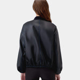 Oversized Bomber Jacket Black