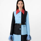 Dama Coat Blue / Black