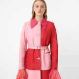 Dama Coat Pink / Red