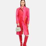 Wallis Trench Coat Red / Fuchsia